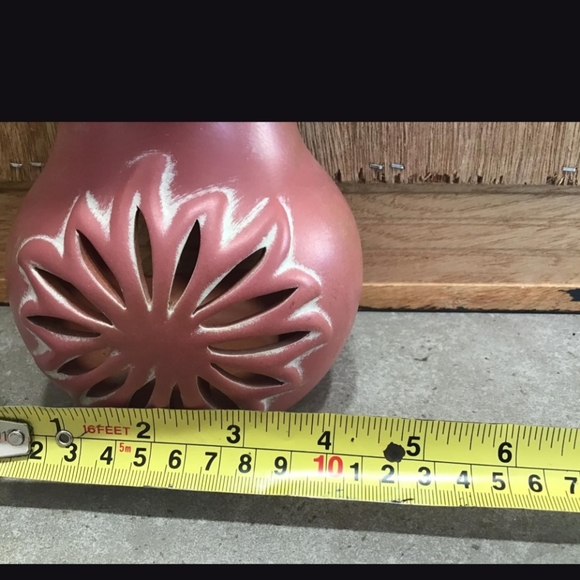 Vintage Party Lite Terracotta Sun Face Chiminea Tealight Holder with Metal Stand - Picture 10 of 10